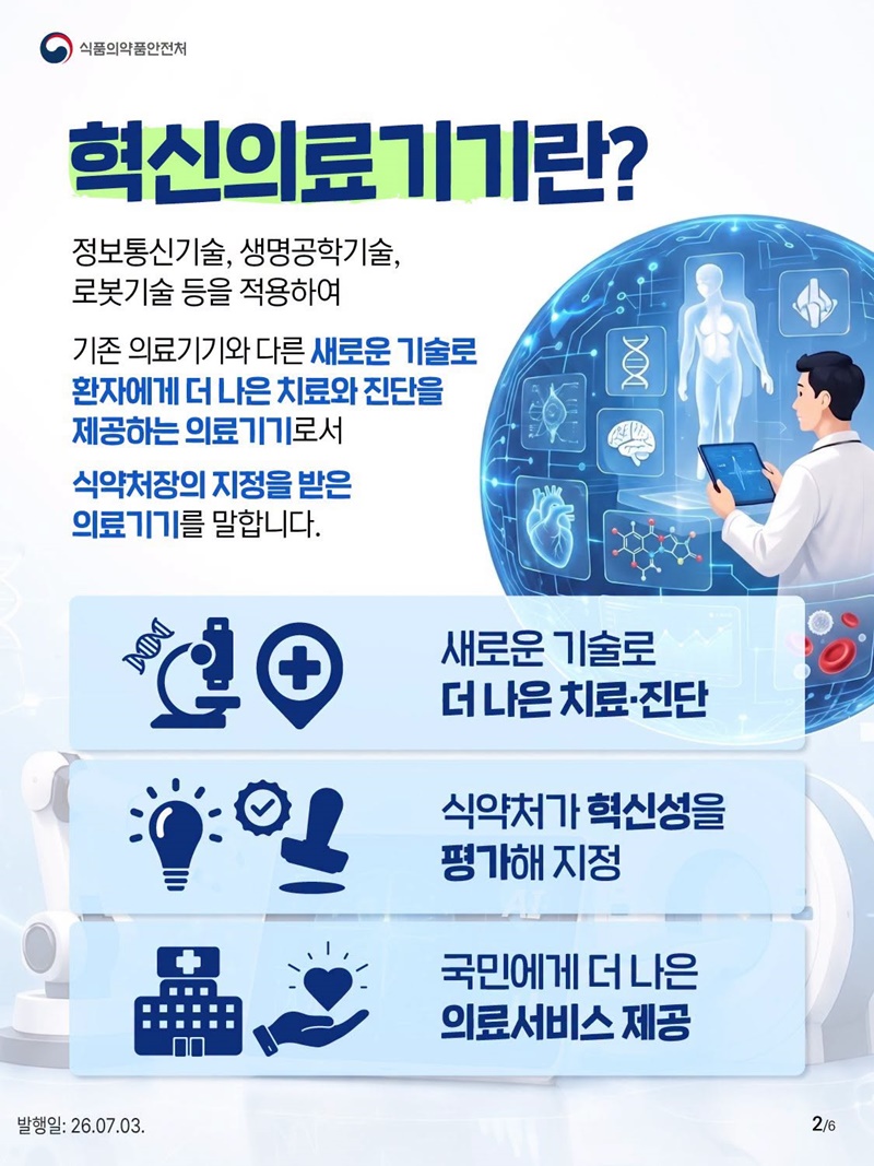 미래 의료의 변화를 이끄는 핵심! 혁신의료기기를 아시나요?