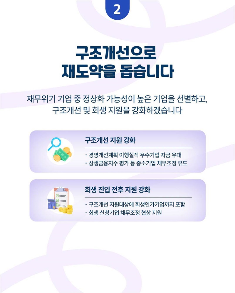 중소기업, 위기징후는 빠르게 찾고 재도약은 더 확실하게