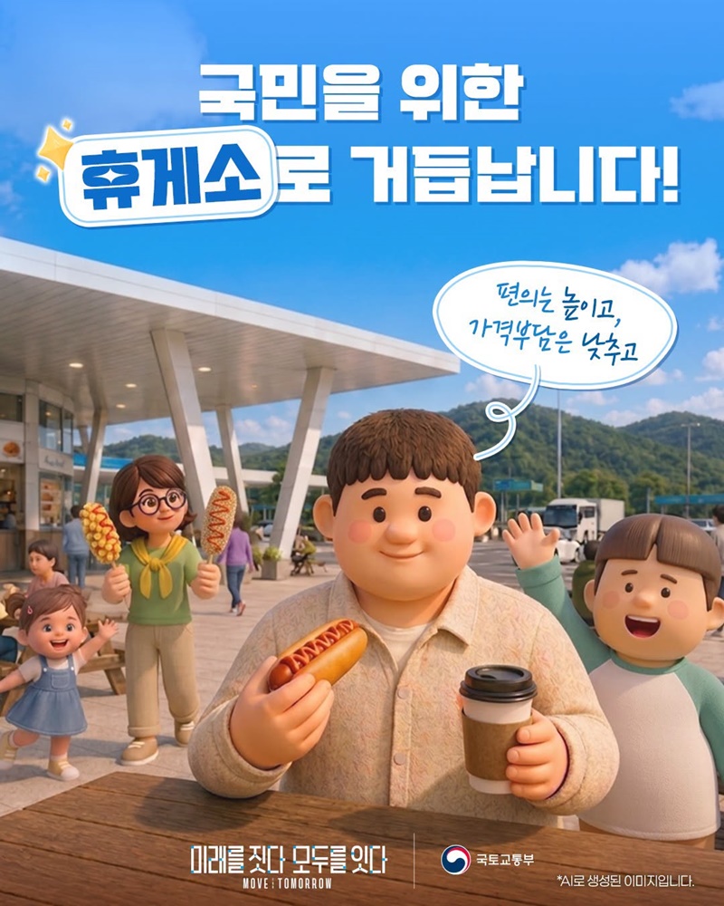 국민을 위한 휴게소로 거듭납니다!
