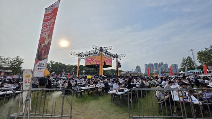(2026대구치맥페스티벌이 열린 2.28자유광장. 본인 촬영