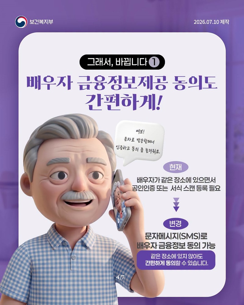 기초연금 신청, 언제 어디서나 더욱 간편하게!