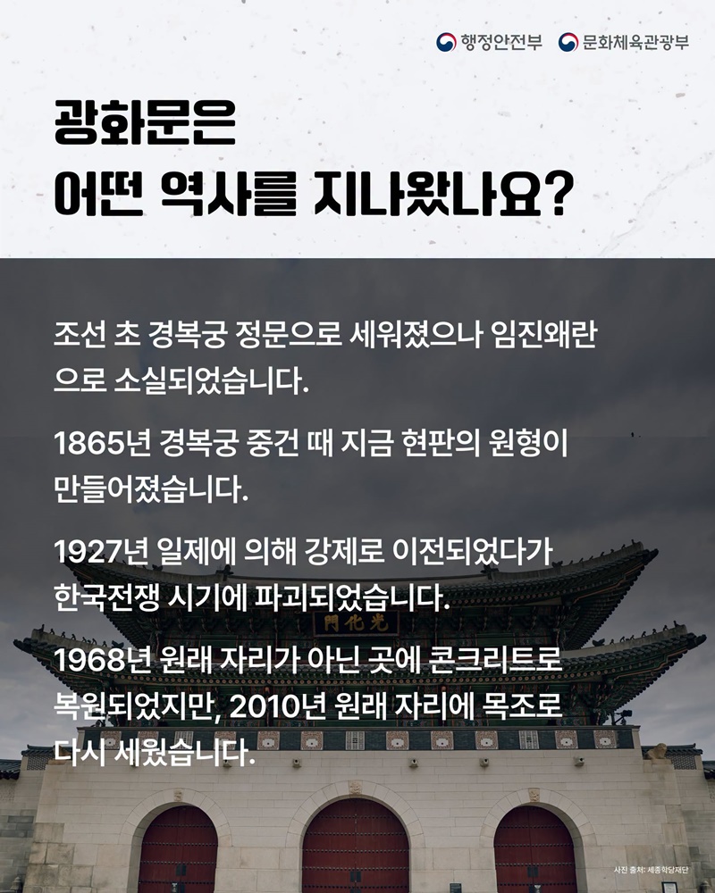 광화문 현판, 한글 병기해야 할까요?