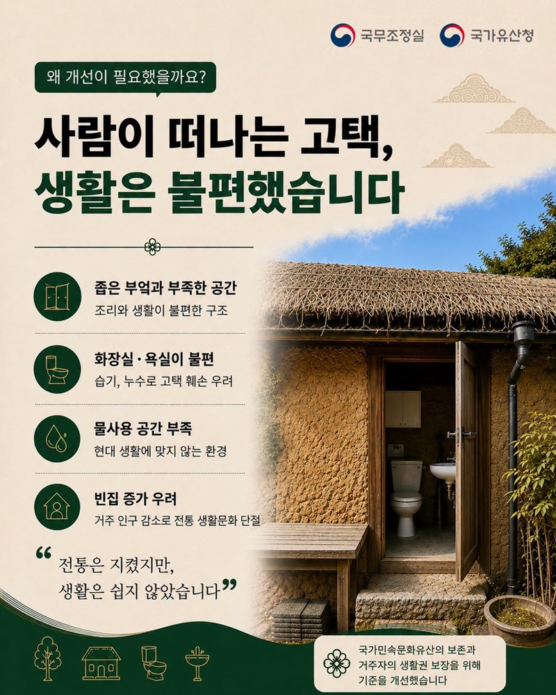 화장실이 불편해 고택을 떠난다고요?