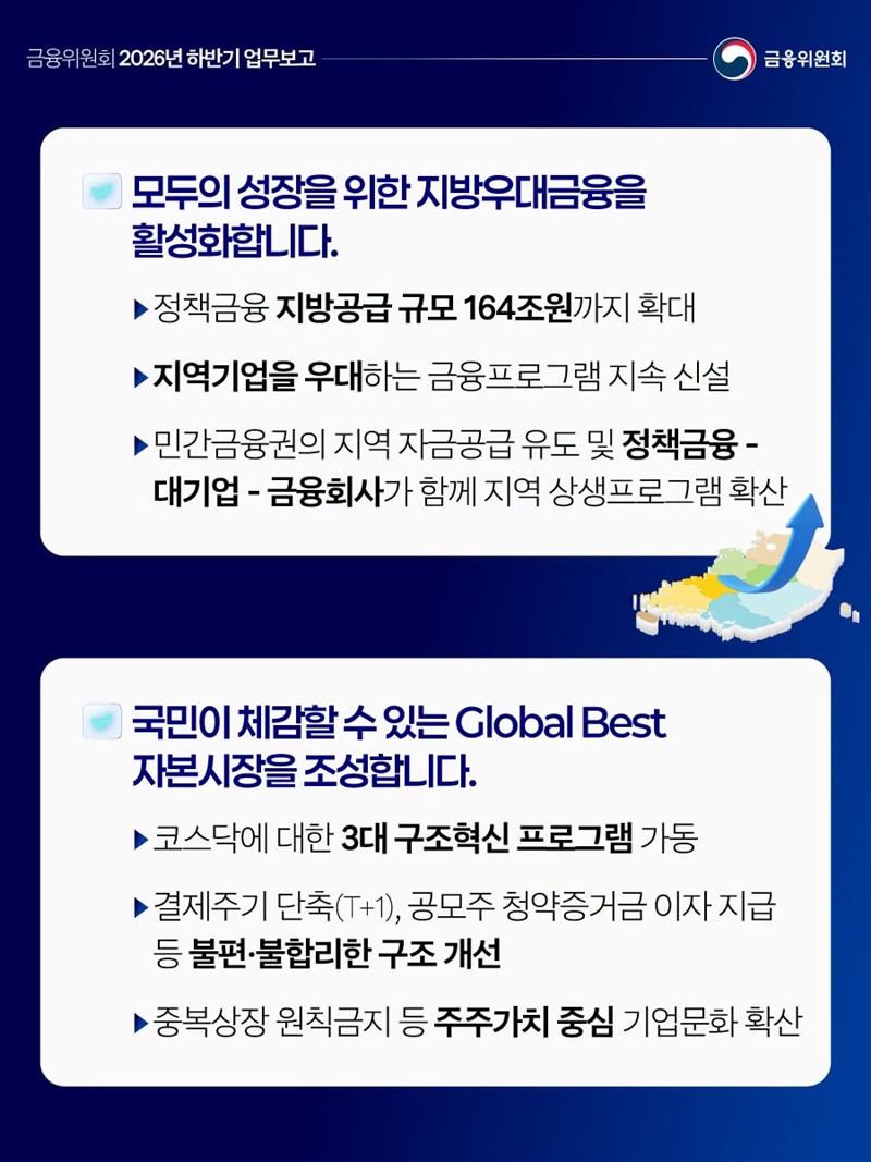 금융위원회 2026년 하반기 업무보고