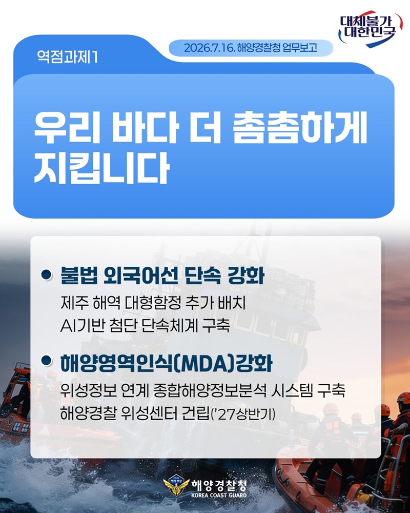 2026 해양경찰청 업무보고