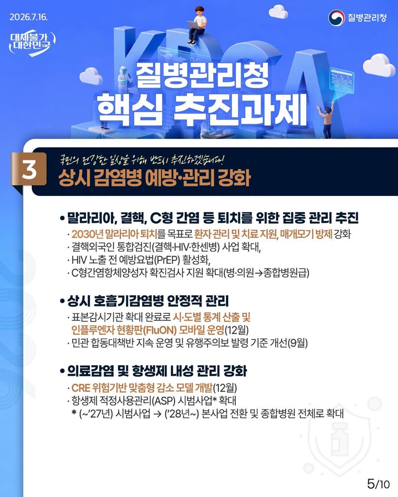 2026 질병관리청 하반기 업무보고