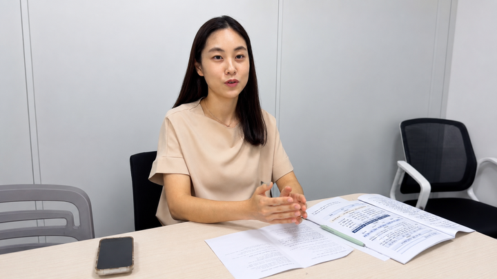 '사회연대경제' 개념을 설명하는 도은비 사무관 (사진=정책브리핑)