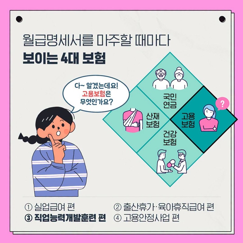 내 월급의 고용보험료는 과연 어디로? ③ 직업능력개발훈련