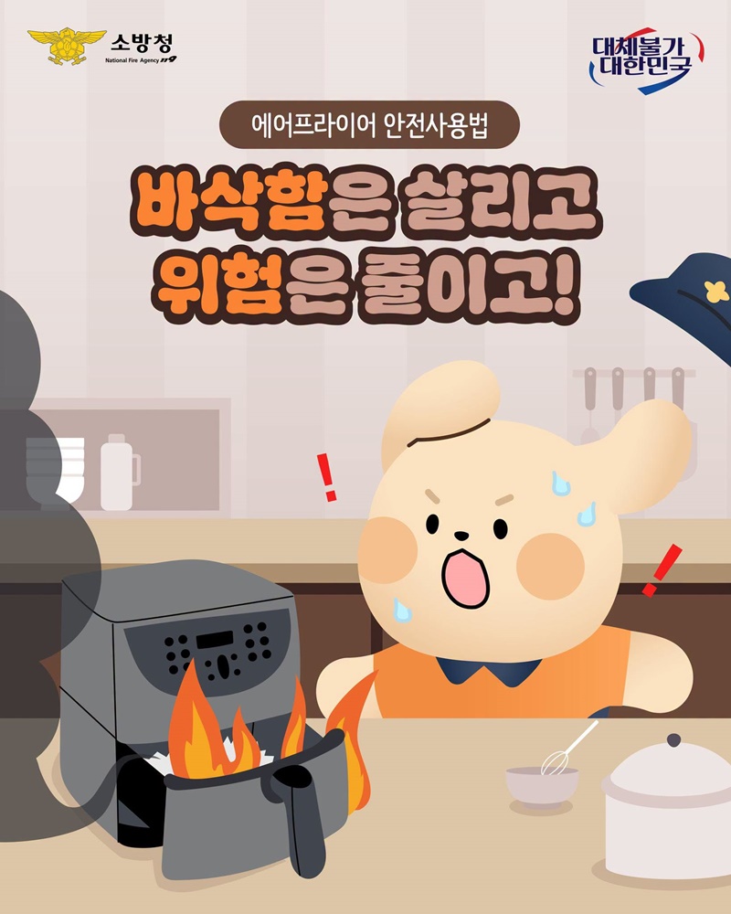 [에어프라이어 안전사용법] 바삭함은 살리고 위험은 줄이고!