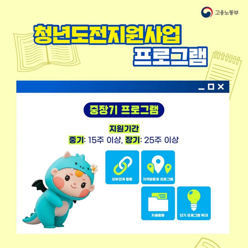 다시 도전하고 싶다면? 청년도전지원사업