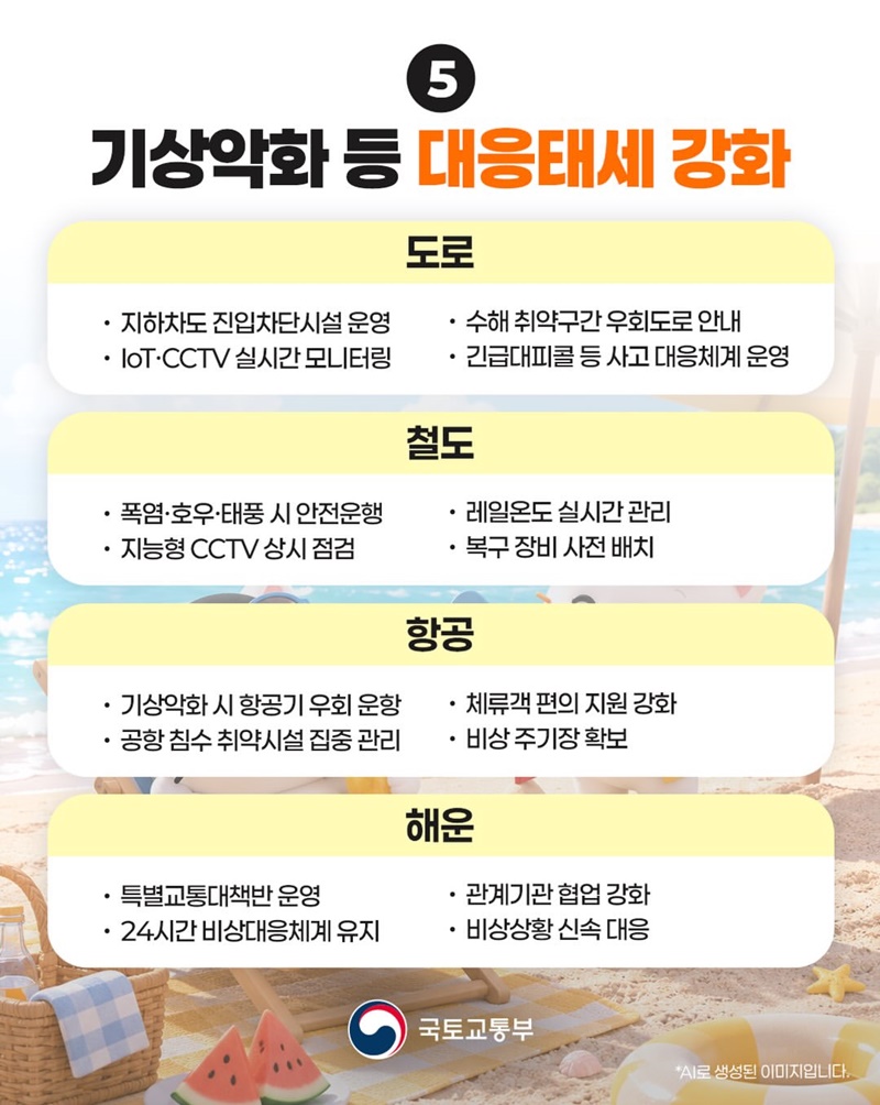 휴가철 특별교통대책!