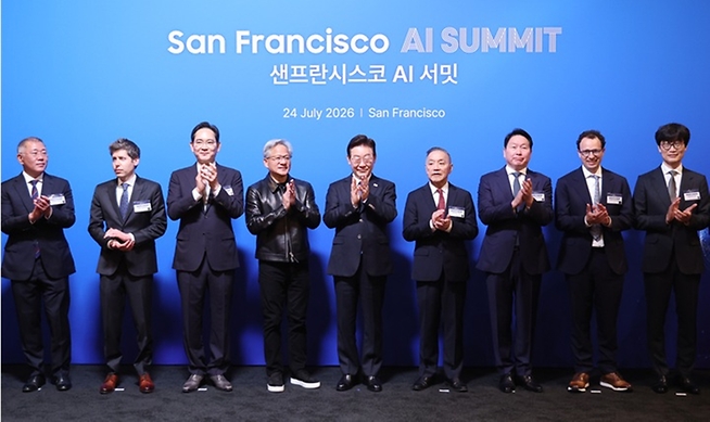 이 대통령, 샌프란시스코 AI 선언…"대체불가 글로벌 AI 협력 플랫폼 도약"