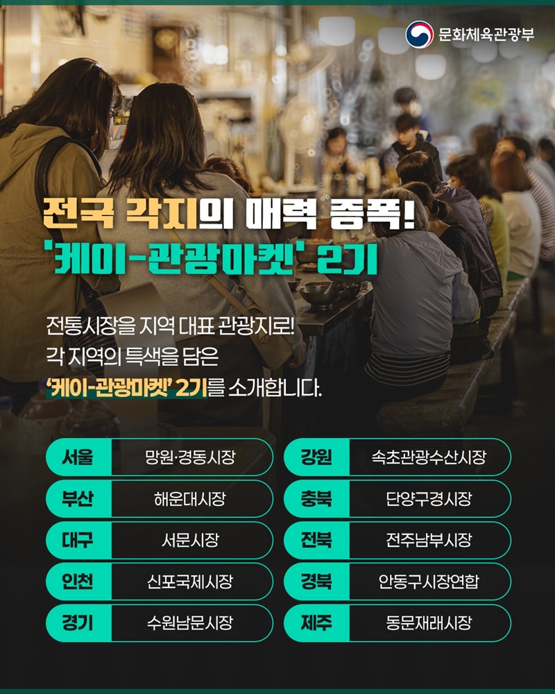 케이-관광의 인기 명소, 전통시장의 변신!