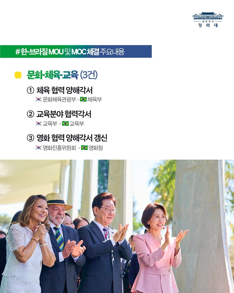 한-브라질 정상회담 결과, 국민께 보고드립니다