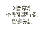 [2026. 8월 정책만화] 여름 휴가 두 마리 토끼 잡는 꿀팁 공유