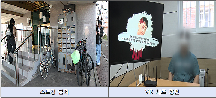 가상현실 심리치료 프로그램 참여 모습(사진=법무부 제공)