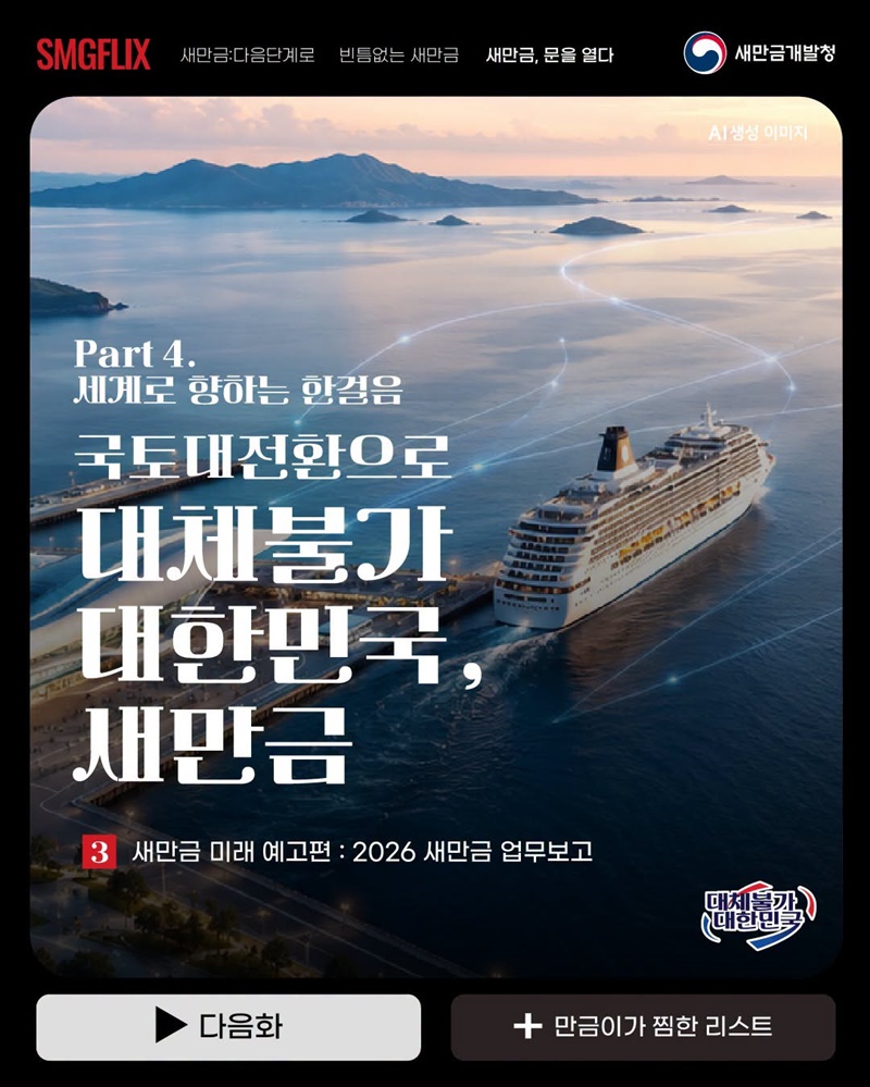 새만금, 문을 열다