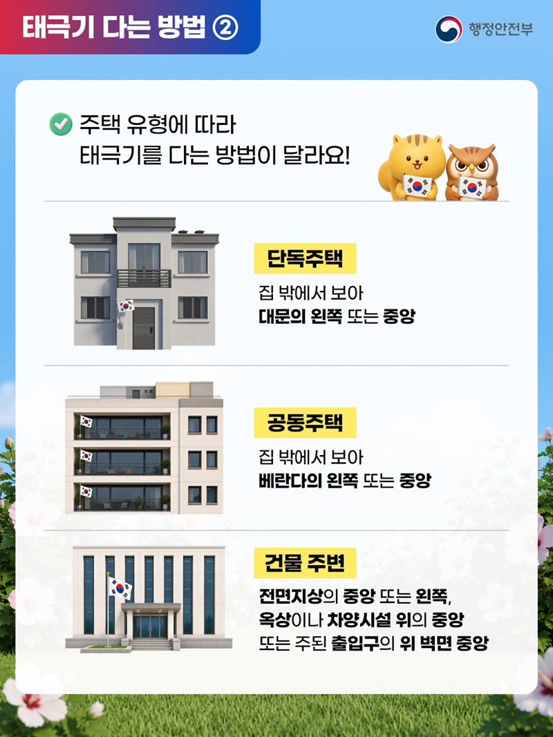 제81주년 광복절을 맞아 태극기를 달아주세요!
