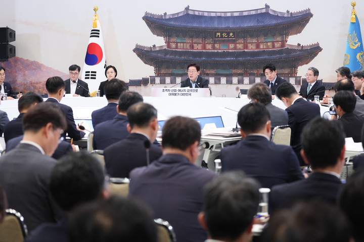 이재명 대통령이 4일 청와대 영빈관에서 열린 업무보고에서 발언을 하고 있다. 2026.8.4 (ⓒ뉴스1, 무단 전재-재배포 금지)