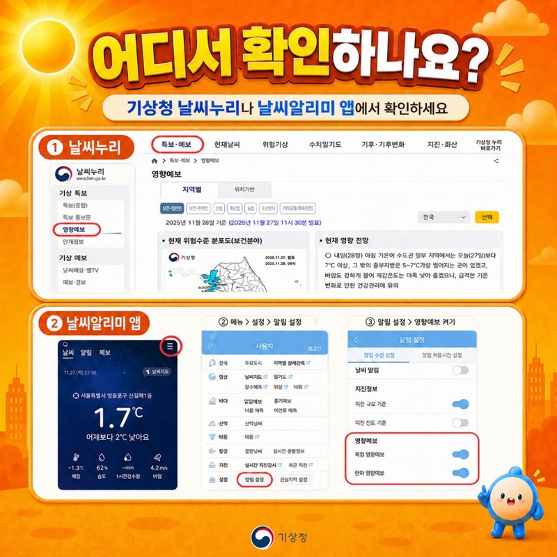 내일 폭염? 오늘 미리 확인하세요!