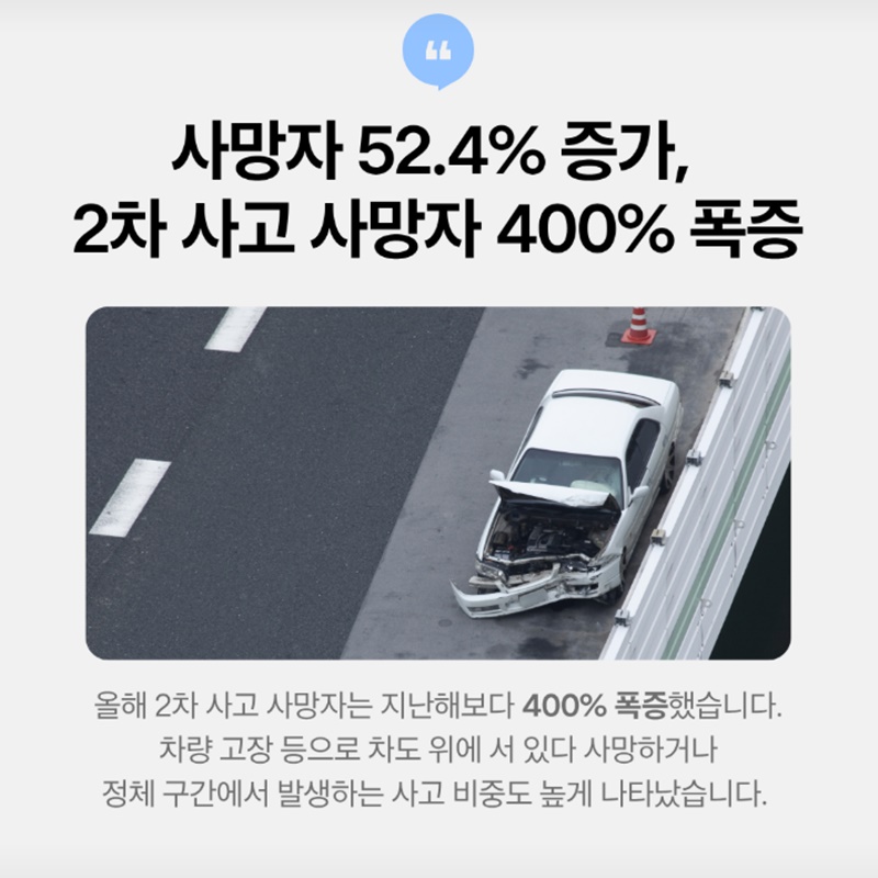 고속도로 사망자 급증, 경찰청 특별 대책 나선다