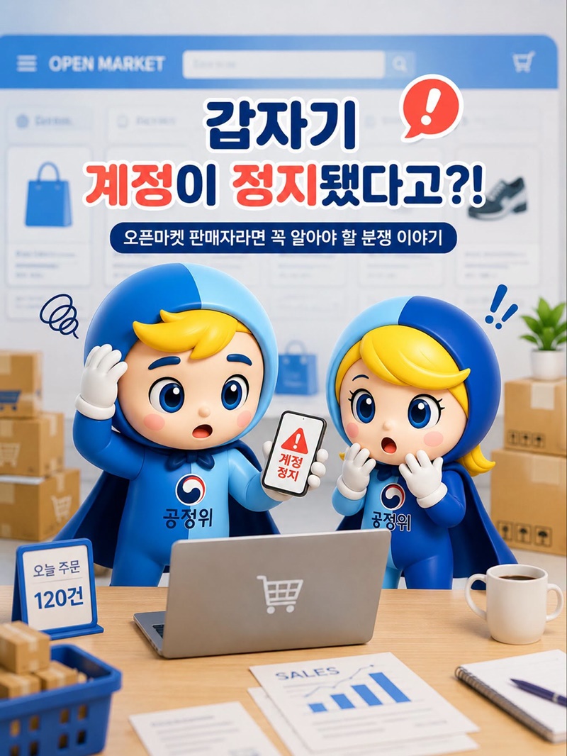 갑자기 계정이 정지됐다고?!