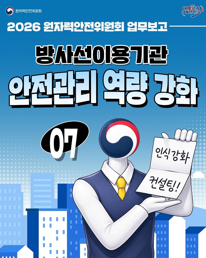 방사선이용기관 안전관리 역량 강화