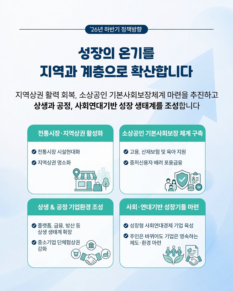 성장사다리와 온기 확산으로 모두가 성장하는 대한민국