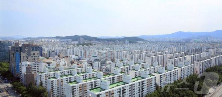 대전 서구 아파트 모습.(ⓒ뉴스1, 무단 전재-재배포 금지)