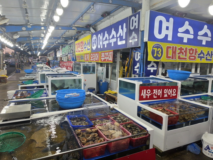 지난 주말, 대천항 수산시장을 찾았다.(직접 촬영)