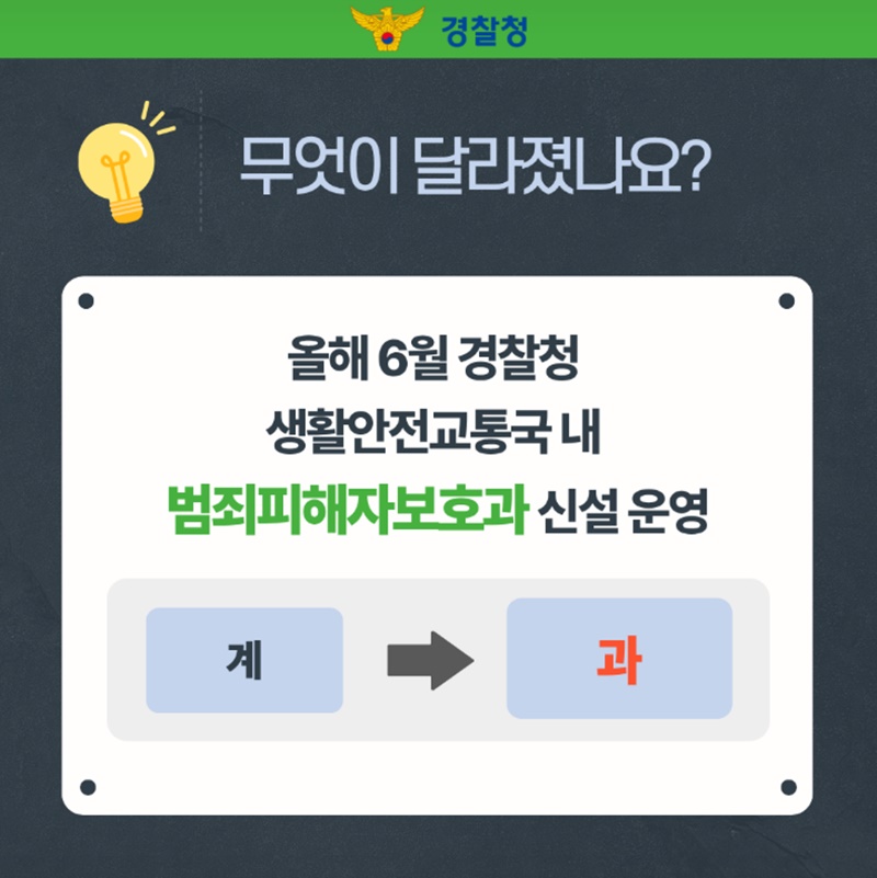 더 빠르게, 더 촘촘하게! 범죄 피해자 보호 강화