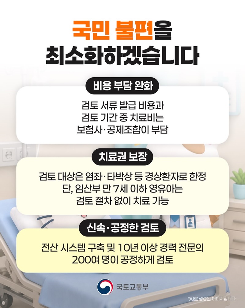 나이롱 환자는 NO! 보험료 부담은 DOWN