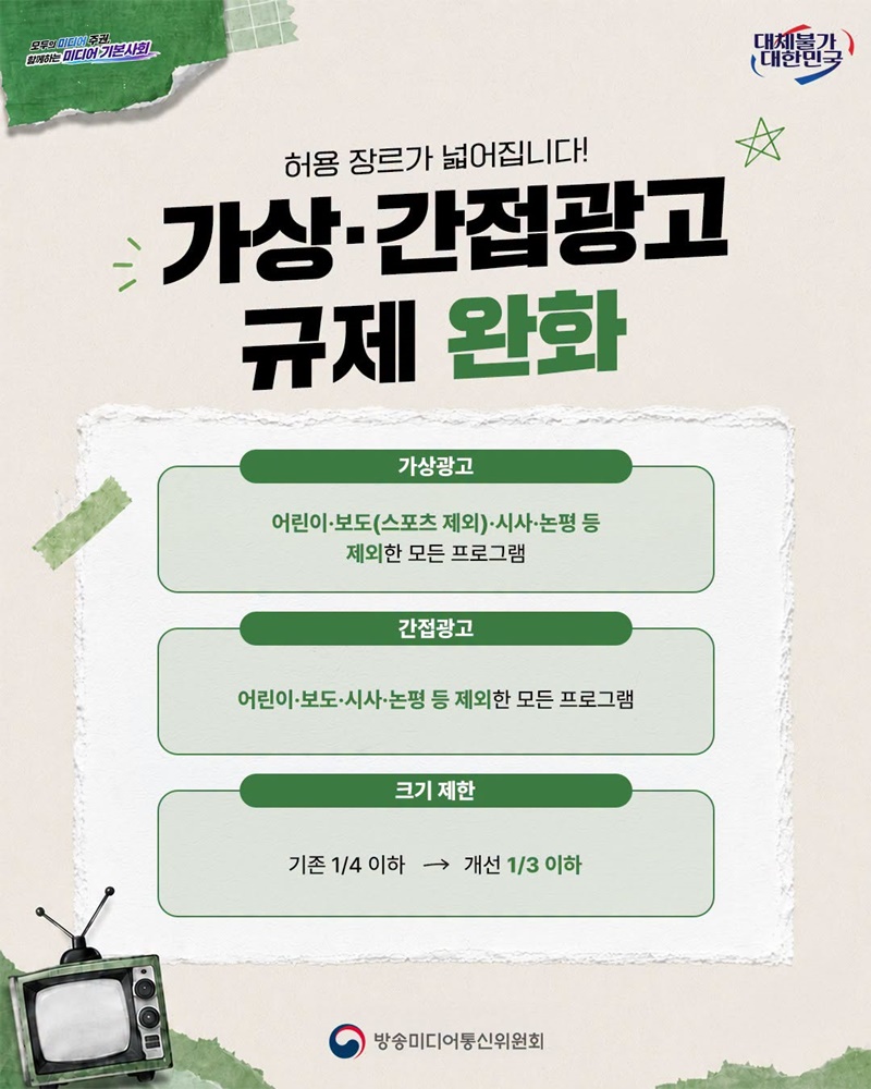방송광고 규제, 이렇게 달라집니다!