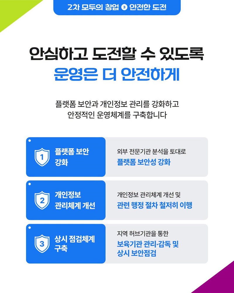 더 넓어진 도전의 문, 더 든든해진 창업의 시작