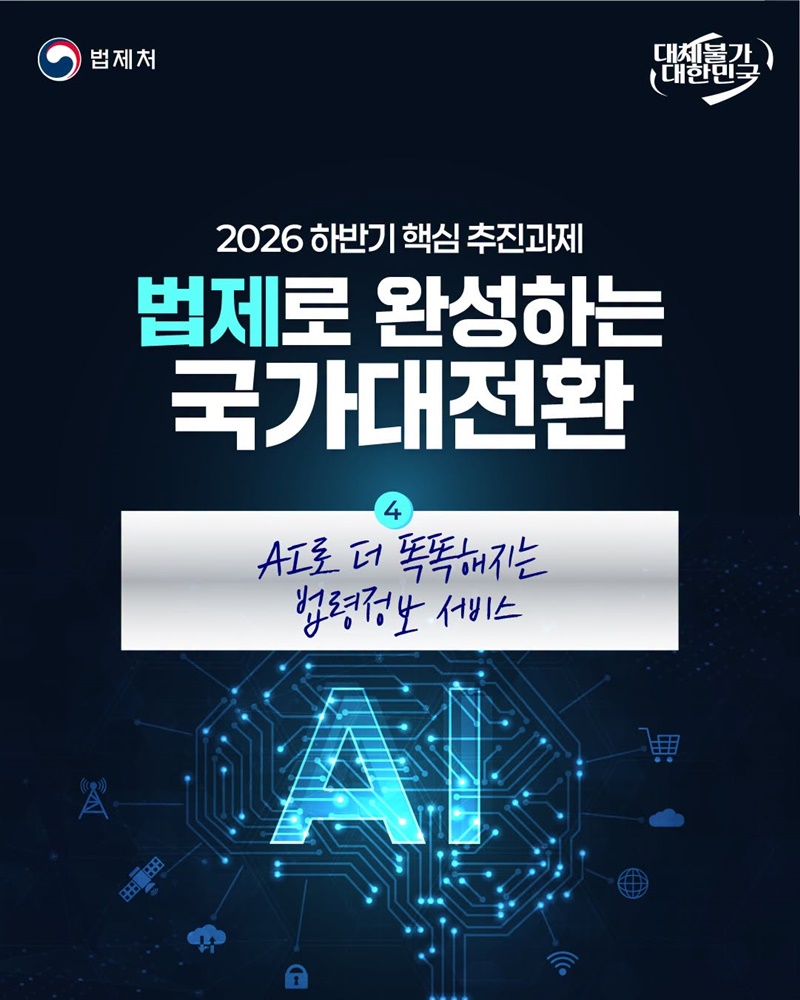 AI로 더 똑똑해지는 법령정보 서비스