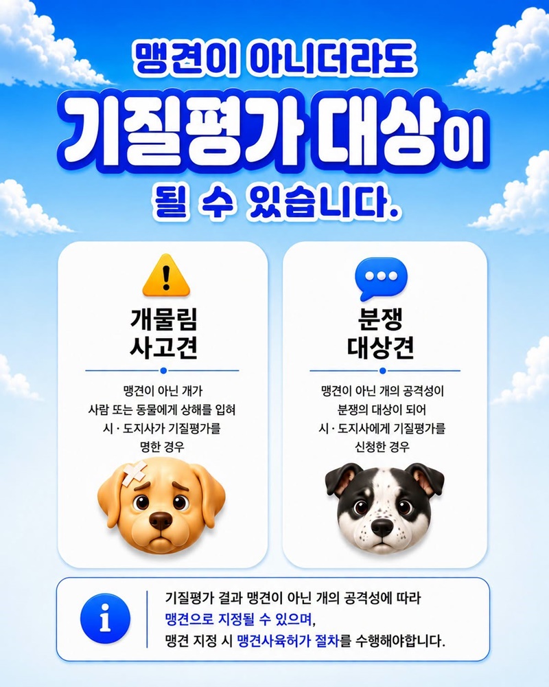 반려견 기질평가 알아보기