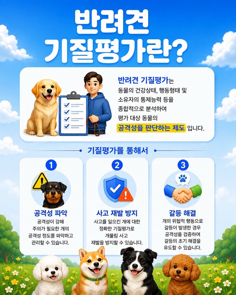 반려견 기질평가 알아보기