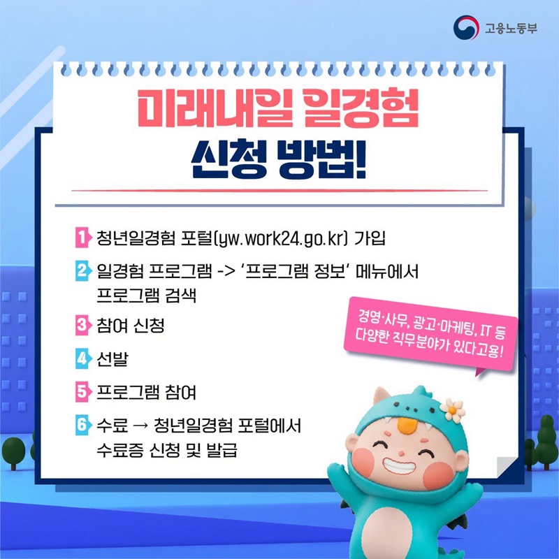 취업을 준비 중이라면 미래내일 일경험