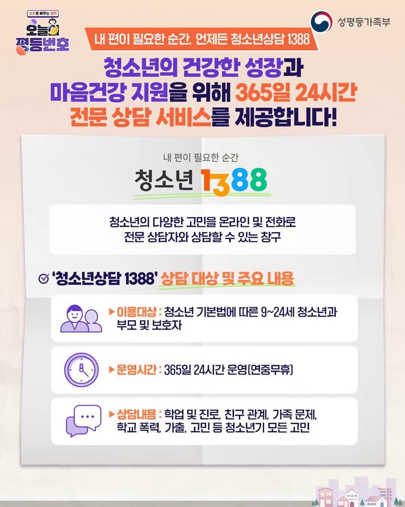 [숫자로 배우는 정책] 오늘의 평등번호 1388
