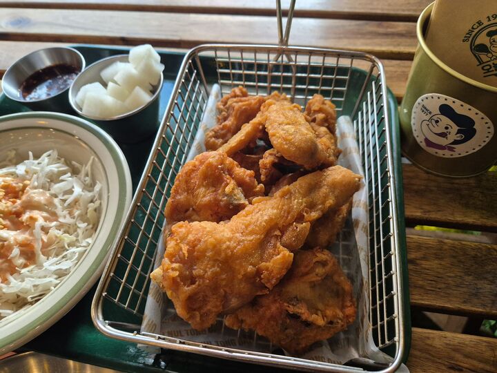 오늘통닭 후라이드 치킨(본인 촬영)