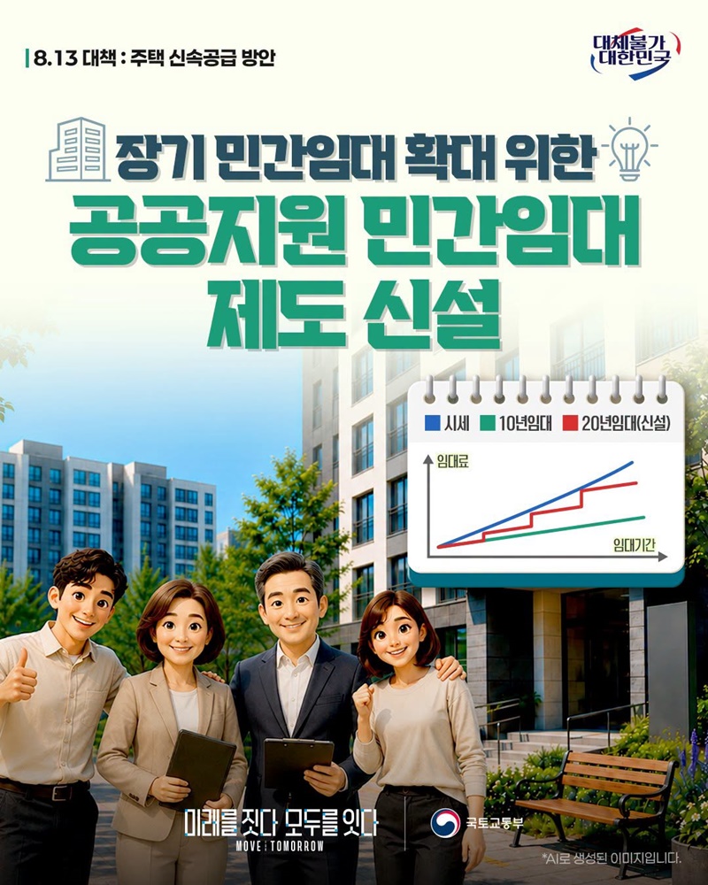 장기 민간임대 확대 위한 공공지원 민간임대 제도 신설