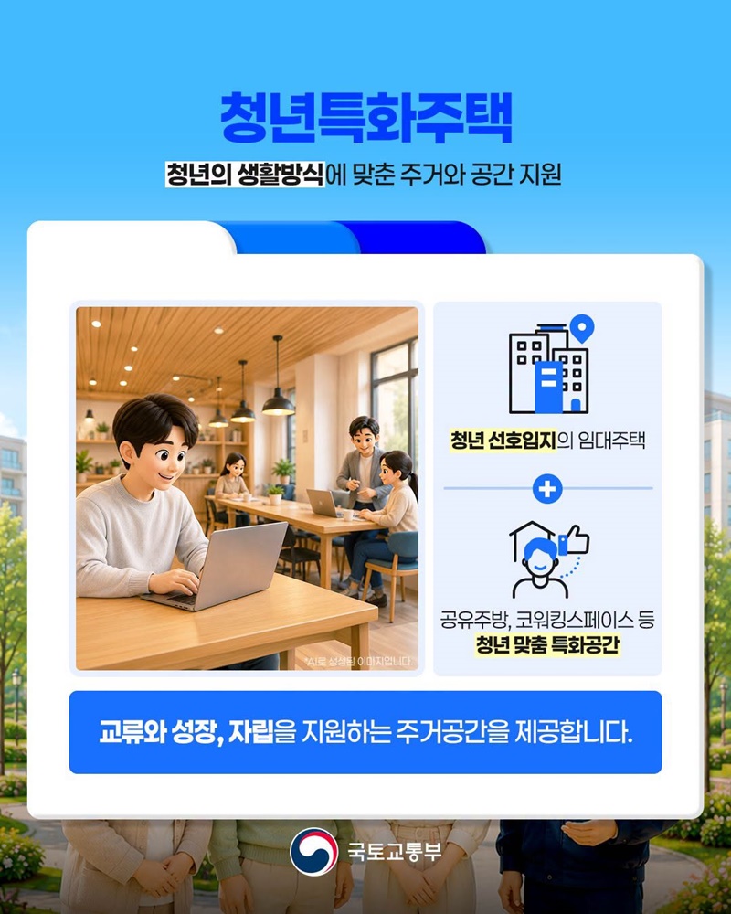 내게 맞는 공공임대주택, 특화주택이 확대됩니다!