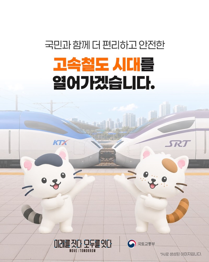 코레일+에스알 =? 더 편리한 고속철도!