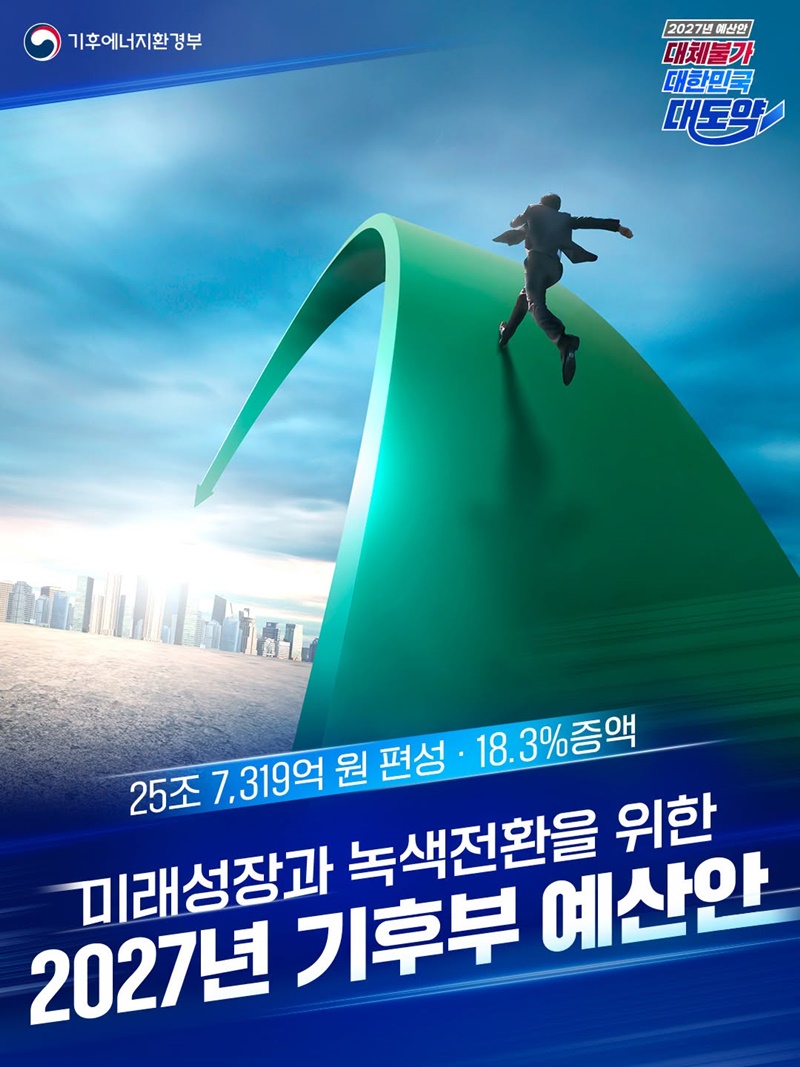 미래성장과 녹색전환을 위한 2027년 기후부 예산안
