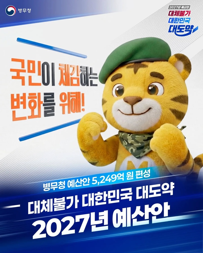 병무청 예산안 5249억 원 편성