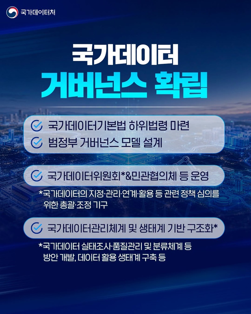 데이터 활성화 기반 마련을 위한 데이터 거버넌스 확립