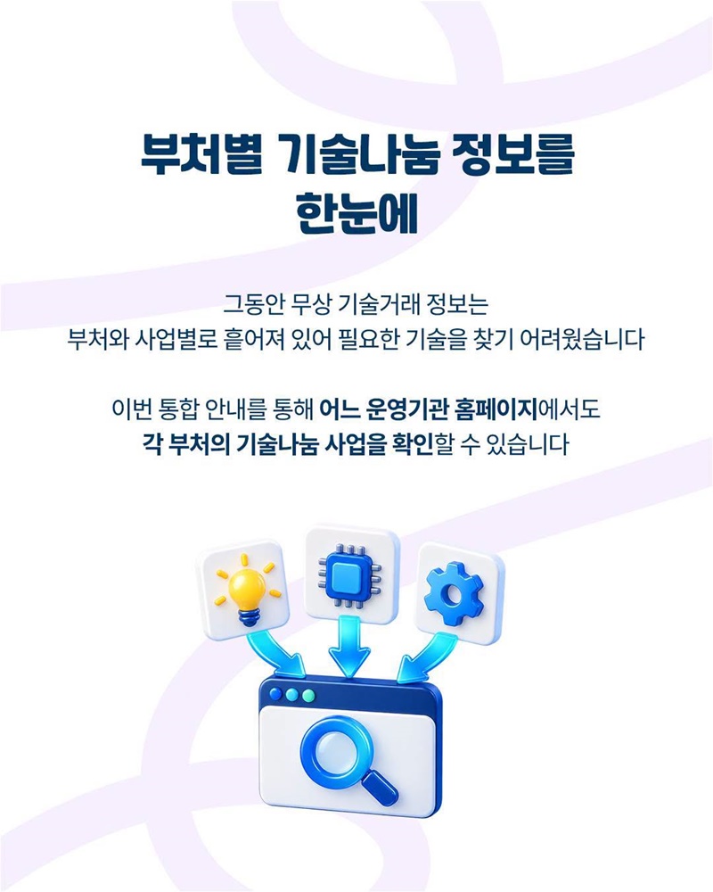 공공의 우수 기술을 중소기업과 나눕니다