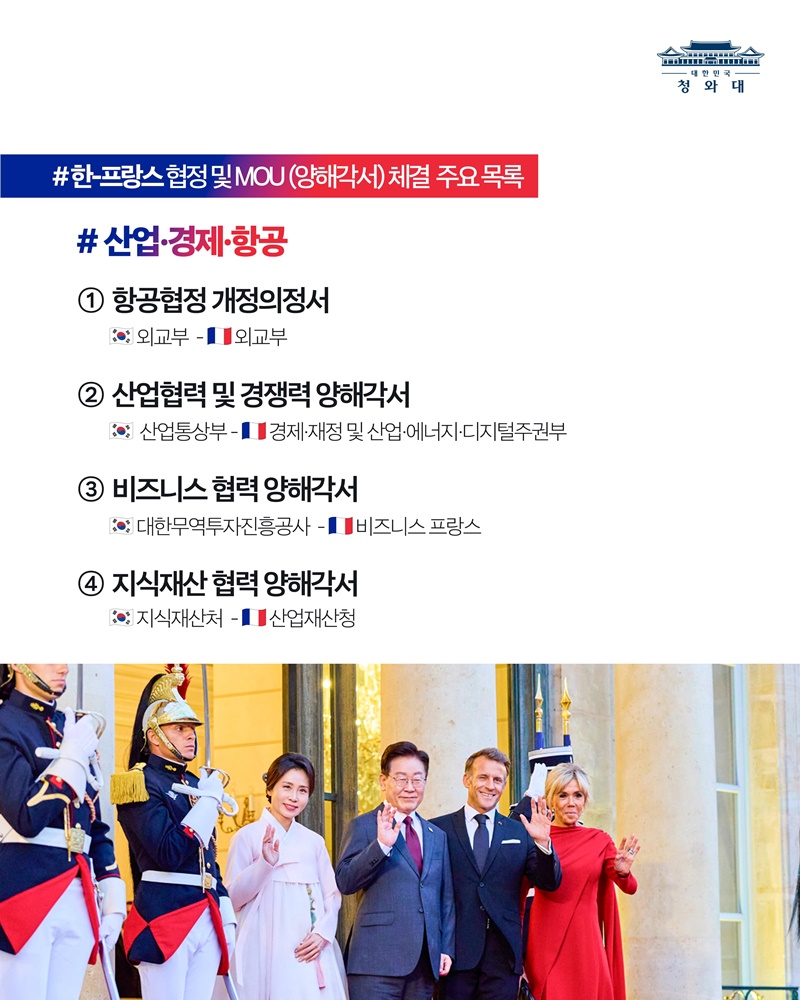 한-프랑스 정상회담 결과, 국민께 보고드립니다