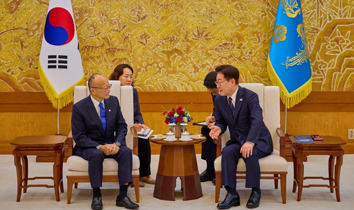이 대통령, ADB 총재 접견…핵심광물·AI·에너지 협력 방안 논의