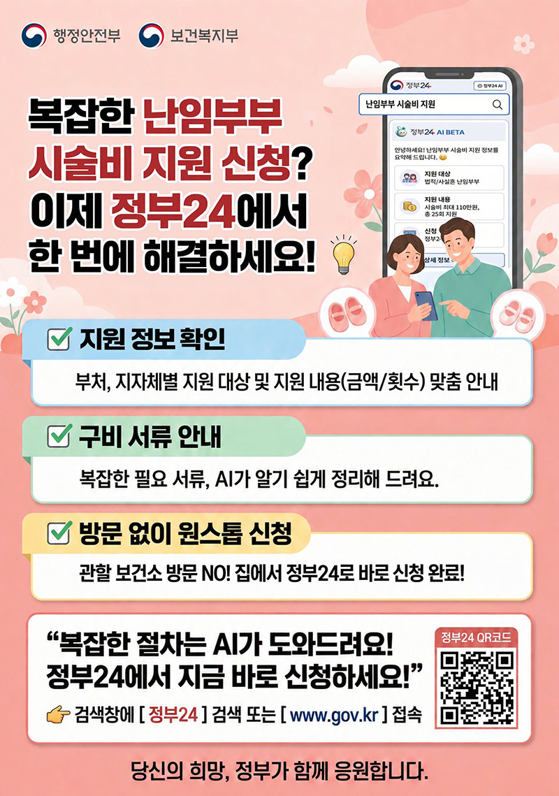 복잡한 난임부부 시술비 지원 신청? 하단내용 참조